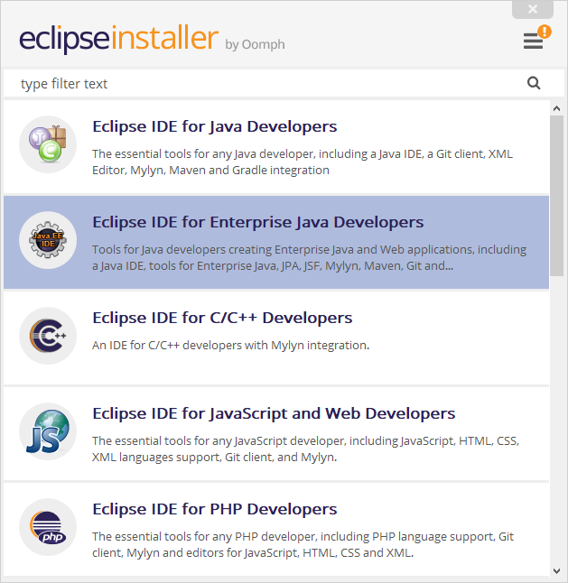 eclipse ide for enterprise java developers 64 bit