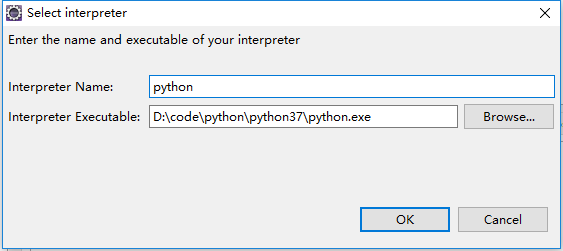 eclipse新建Python项目错误提示：Project interpreter not specified