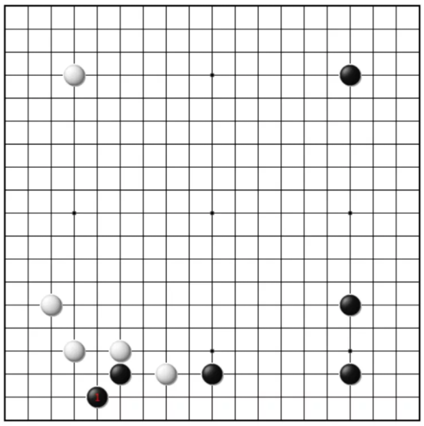 围棋AI布局——二路鬼手小尖