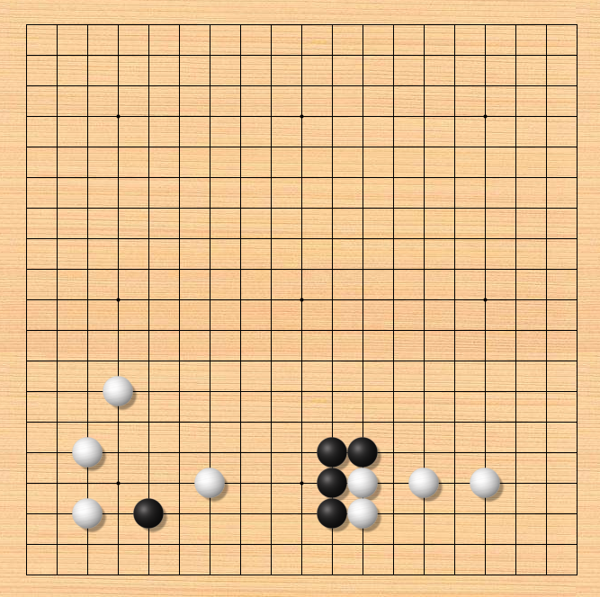 围棋中盘技法：边上托断